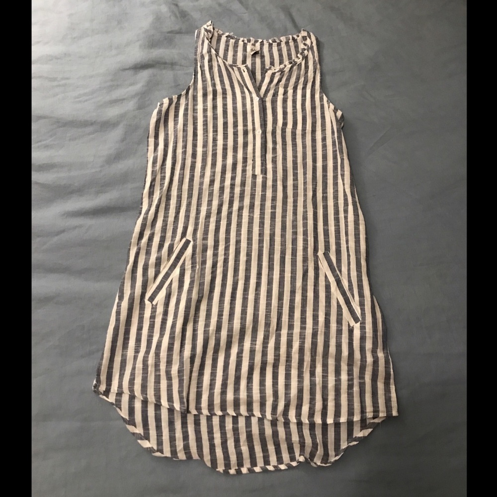 Vertical Stripe Sun Dress